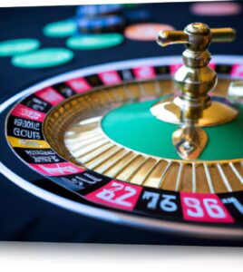 Roue de la roulette de casino
